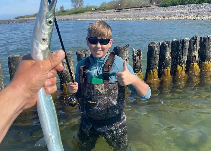 App 8O - Grosser Tag Am Meer Mit Wasserblick In Dranske Appartement