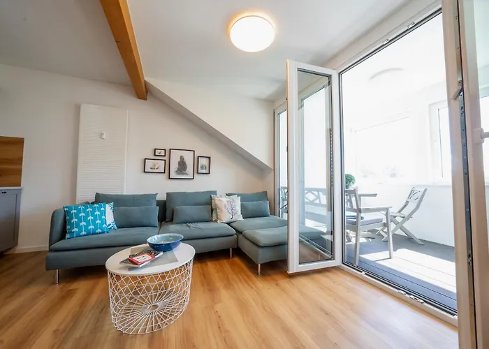 App 8O - Grosser Tag Am Meer Mit Wasserblick In Dranske Appartement