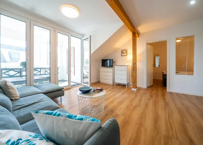 App 8O - Grosser Tag Am Meer Mit Wasserblick In Dranske Appartement